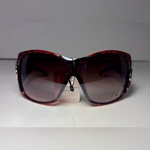 DG Eyewear Women’s Oversized Tortoise Shell Sunglasses